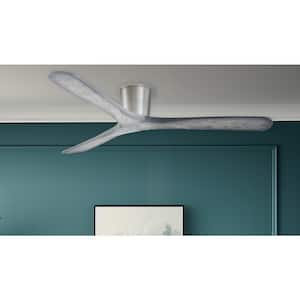 Avtur 60 in. Indoor Brushed Steel Propeller Ceiling Fan with Remote Included