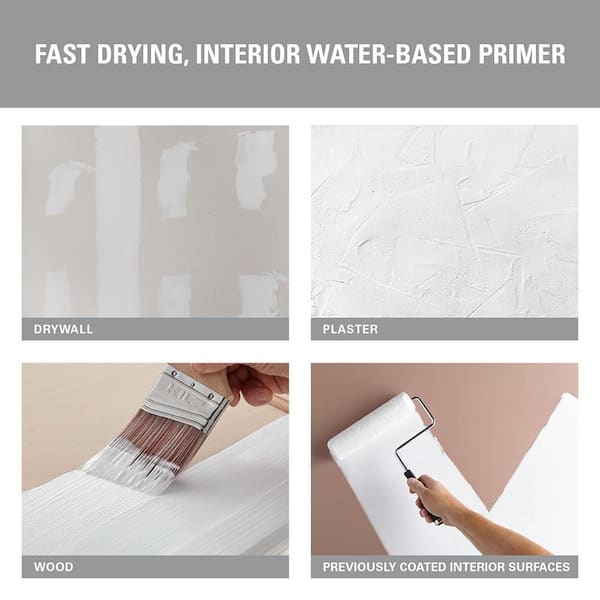 KILZ 1 gal. White Interior PVA Drywall Primer PX01001 - The Home Depot