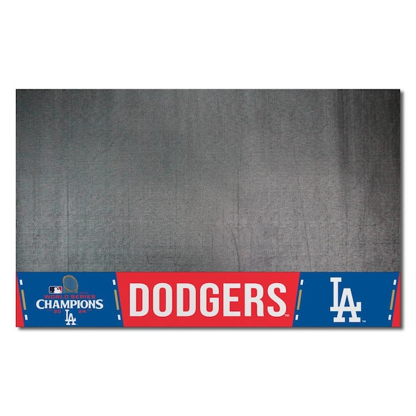FANMATS 42 in. Los Angeles Dodgers Grill Mat : 2024 World Series Champions Logo