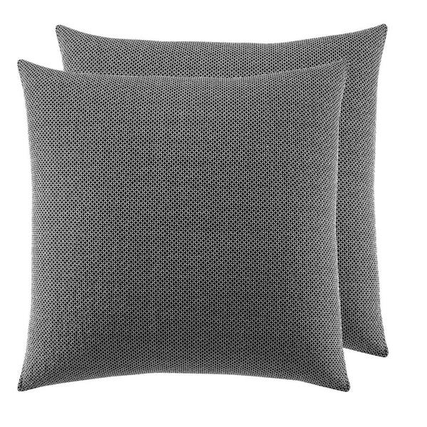 Laura Ashley Amberley 1-Piece Black Cotton European Sham