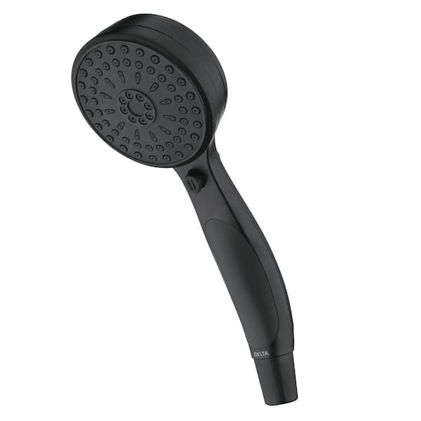 Delta ActivTouch 9-Spray Patterns 2.50 GPM 3.75 in. Wall Mount Handheld Shower Head in Matte Black
