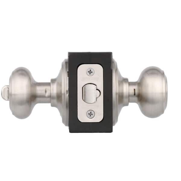 Schlage Georgian Satin Nickel Keyed Entry Door Knob F51 GEO 619 - The Home  Depot