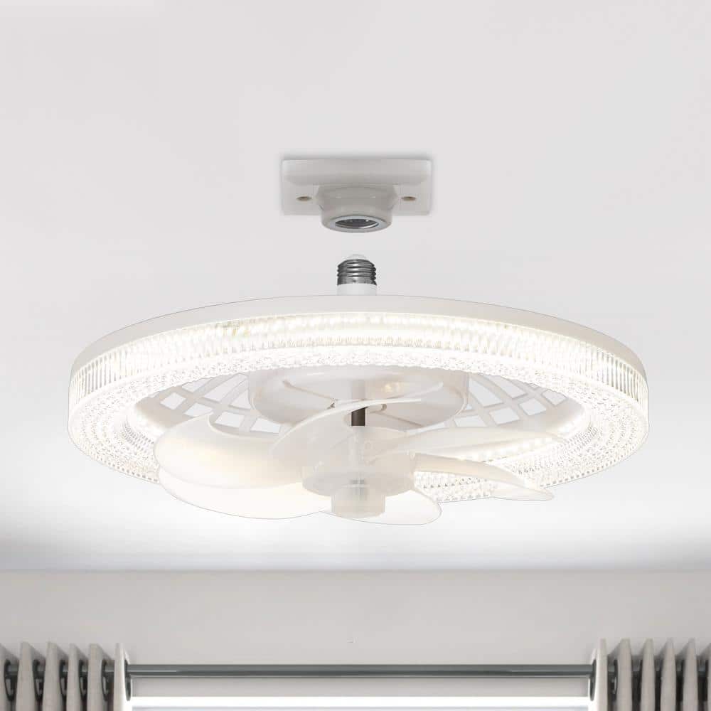 Sky Hog Windara 13 in. LED Indoor White ColorChanging Ceiling Fan with