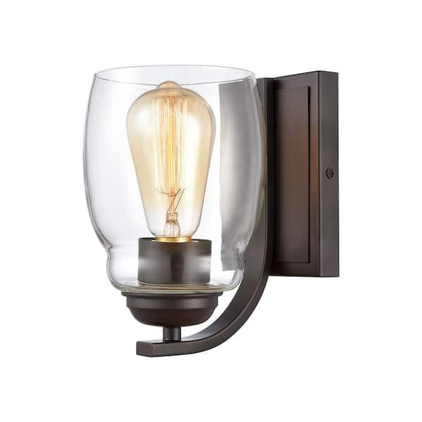 Titan Lighting 1 Light Oil Rubbed Bronze Wall Sconce