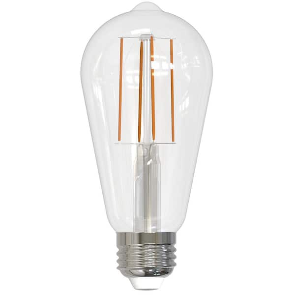 Bulbrite 40-Watt Equivalent Dimmable ST18 Vintage Edison LED Light Bulb with Medium (E26) Base, 3000K, (2-Pack)