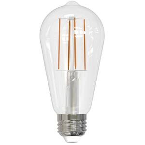 60-Watt Equivalent Dimmable ST18 Vintage Edison LED Light Bulb with Medium (E26) Base, 3000K, (8-Pack)