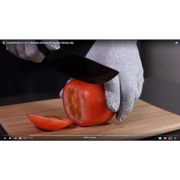 Cut resistant kitchen gloves. Level 5 Protection Cut Resistant