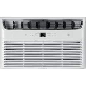 8000 BTU 115-Volt Through the Wall Air Conditioner Cools 350 sq. ft. with Heater with Remote in White