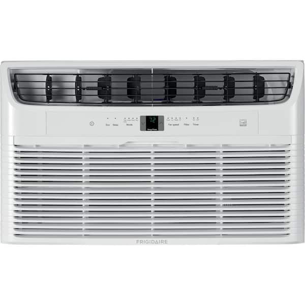Frigidaire 8000 BTU 115-Volt Through the Wall Air Conditioner Cools 350 Sq. Ft. with Heater with Remote in White