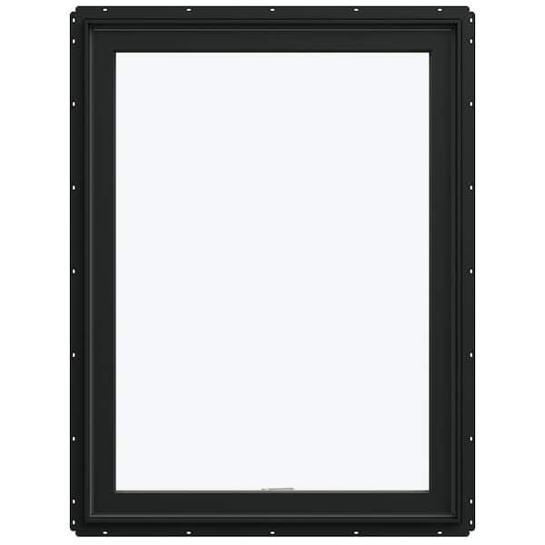 JELD-WEN 32 in. x 48 in. W-5500 Left-Hand Casement Wood Clad Window
