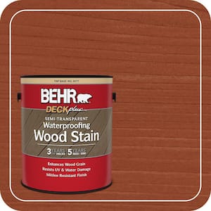 1 gal. #ST-236 Western Redwood Semi-Transparent Waterproofing Exterior Wood Stain