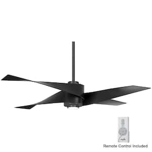 Artemis IV 64 in. Integrated LED Indoor Gun Metal and Matt Black Ceiling Fan with Light with Remote Control