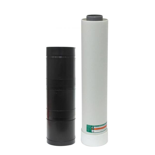 Rinnai 2 in. / 4 in. Plastic Condensing Roof Termination Vent Extension Kit  185348NPP - The Home Depot