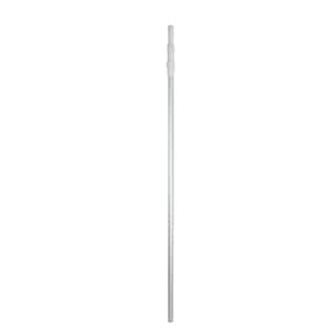 5 ft. - 12 ft. Silver Adjustable Swimming Pool Telescopic Pole for Vacuums and Skimmers