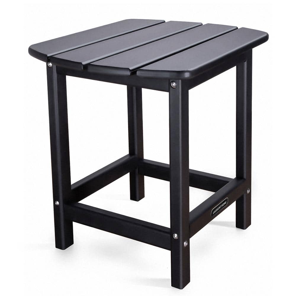 Black Rectangle Plastic Outdoor Coffee Table