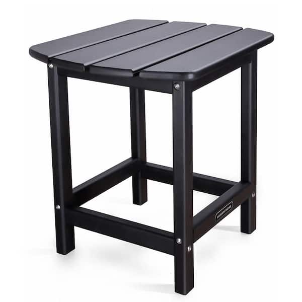 Unbranded Black Rectangle Plastic Outdoor Coffee Table
