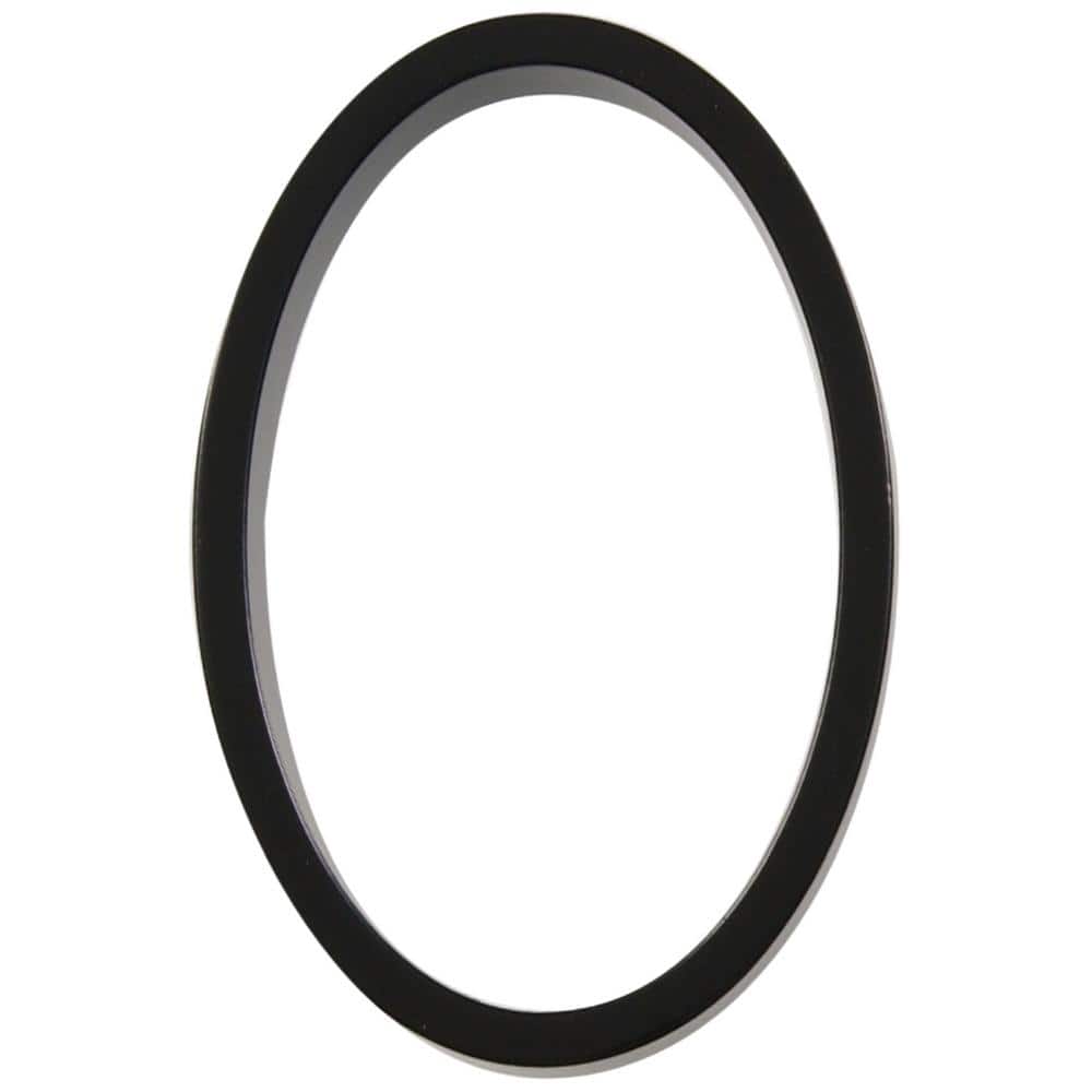 5 in. Black Modern Floating or Flush Metal House Number 0 price history on PriceWatchPro