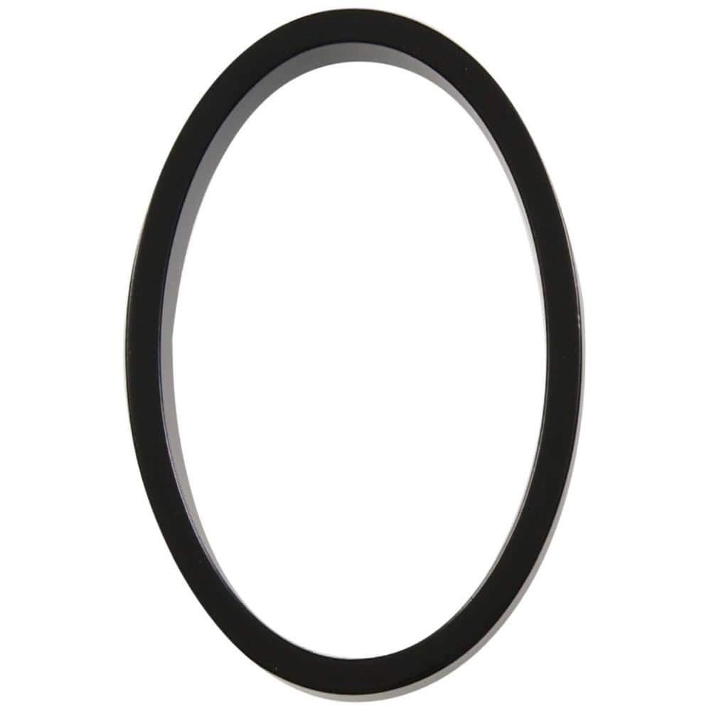 Everbilt 5 In. Black Floating Or Flush House Number 0 30706