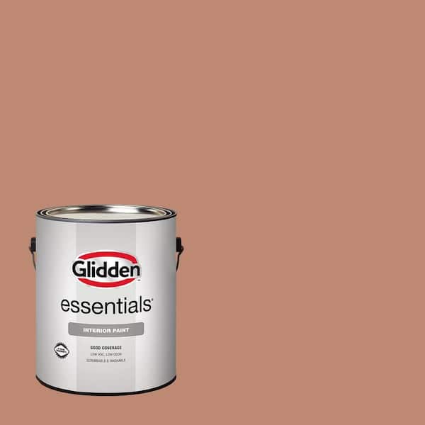 Glidden Essentials 1 gal. PPG1068-5 Terrazzo Tan Flat Interior Paint