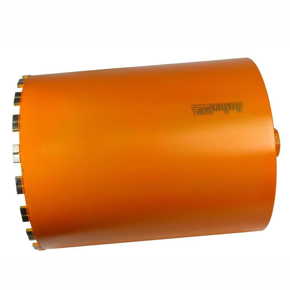 Archer USA 12 in. Diamond Turbo Core Drill Bit for Concrete Drilling