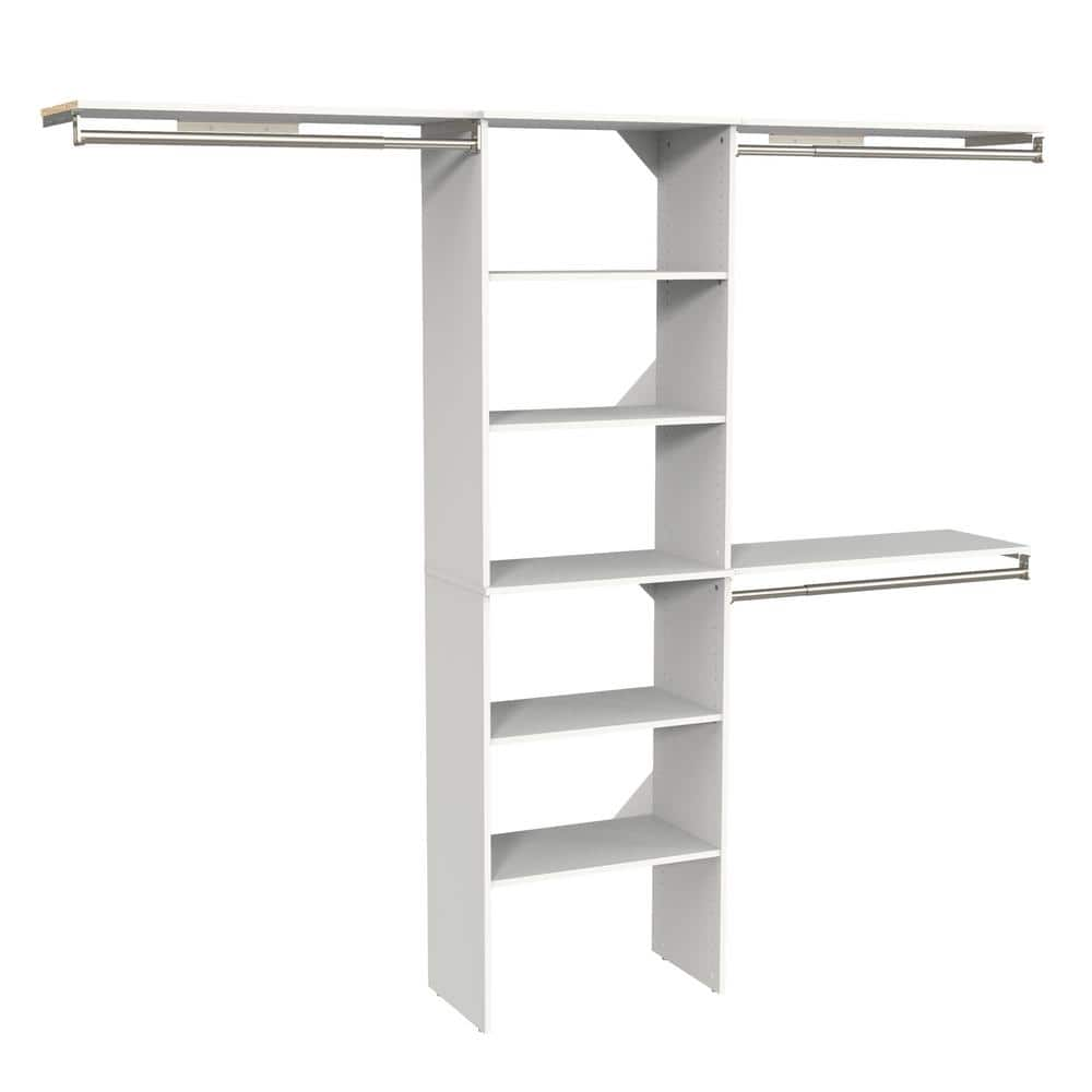 ClosetMaid Selectives 29 in. W White Corner Base Organizer for Wood Closet  System 7031 - The Home Depot