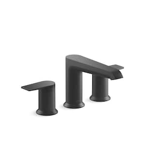 Hint 2-Handle Tub Faucet in Matte Black (Valve Not Included)