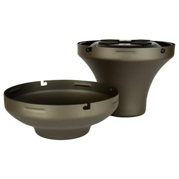 Matte Greige Close to Ceiling Kit