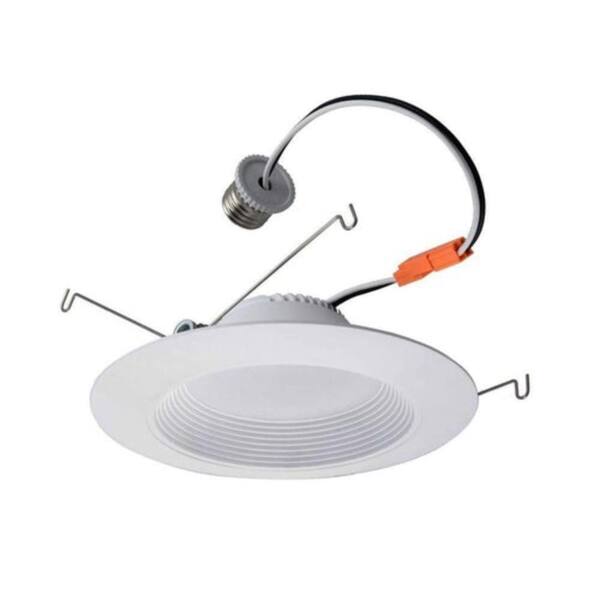 Lot of 2 15 Watt LED 4000K Dimmable Round 6 inch Slim Recessed Light 