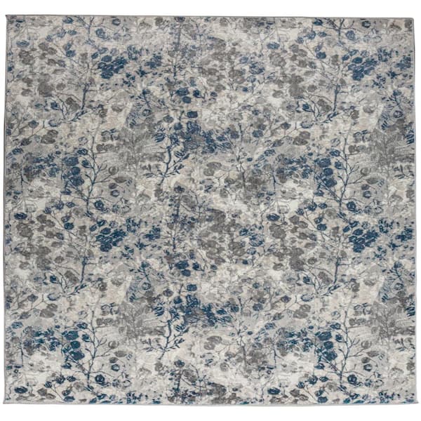 Livigno 1242 Transitional Floral Blue 5 ft. x 8 ft. Area Rug