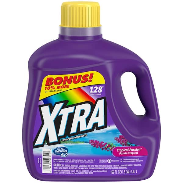 Xtra 192 oz. Tropical Passion Liquid Laundry Detergent Bonus Size