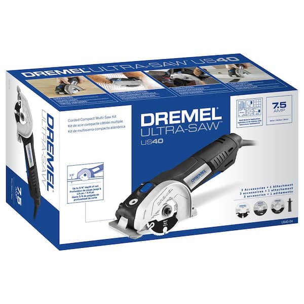 wees gegroet loyaliteit bedenken Dremel Ultra-Saw 7.5 Amp Corded Compact Saw Tool Kit with 3  Accessories-US40-04 - The Home Depot
