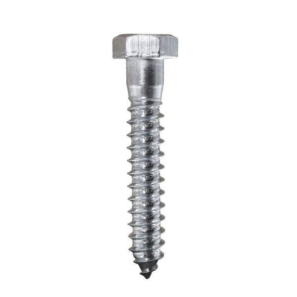 1/2 X 1-3/4 300 pcs Zinc Plated Hex Head Lag Screw Bolts Steel 1/2 X 1-3/4 300 pcs Zinc Plated Hex Head Lag Screw Bolts Steel