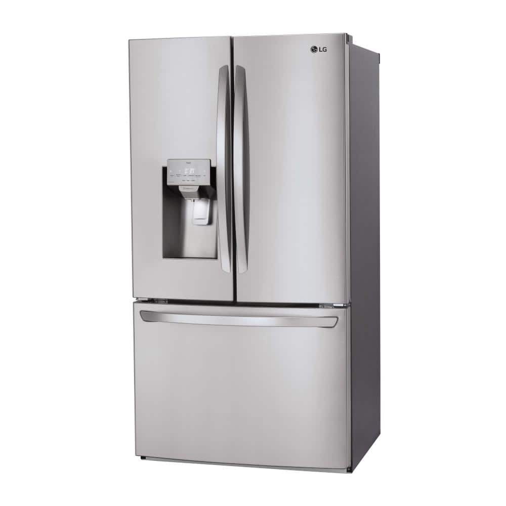 LG 28 Cu Ft Stainless Steel French Door Refrigerator with Ice Maker