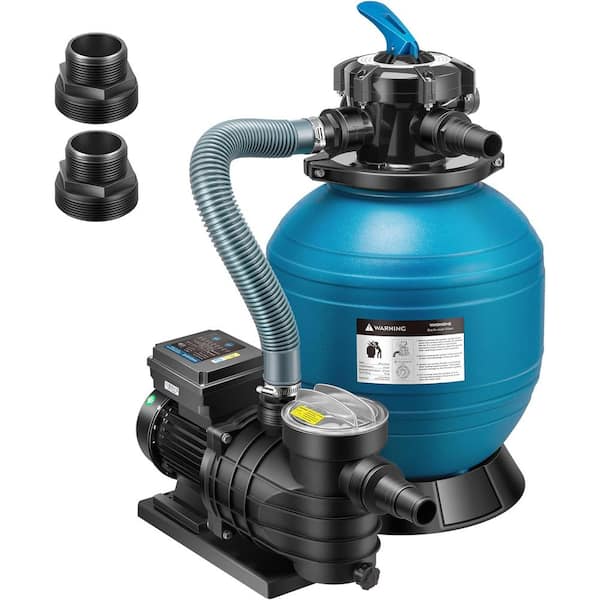 VIVOHOME 14 in. 200 sq. ft. Sand Filter with 2850 GPH Above Ground Pool Pump and Timer