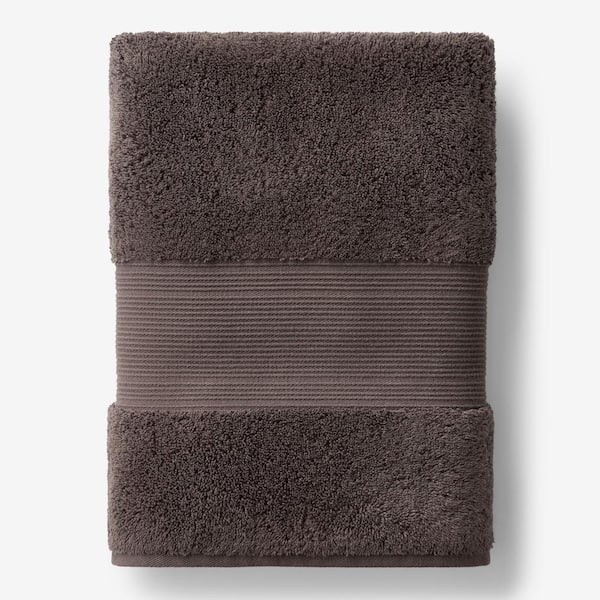 Gray Brown Egyptian Cotton Thick Bath Towel Set, Luxury Bath