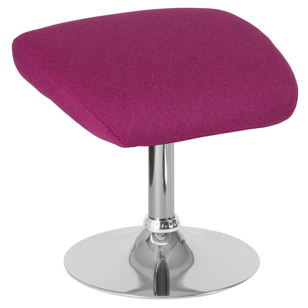 Carnegy Avenue Magenta Fabric Ottoman