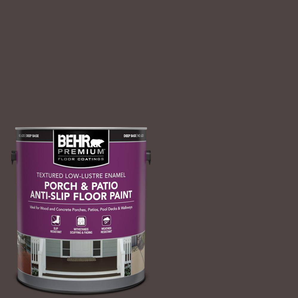 1 gal. #SC-104 Cordovan Brown Textured Low-Lustre Enamel Interior/Exterior Porch and Patio Anti-Slip Floor Paint price history on PriceWatchPro