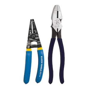 Pliers and Wire Stripper Tool Set 2-Piece