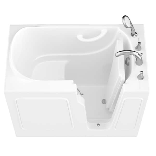 Universal Tubs HD Series 26 in. x 46 in. RD Walk-In Soaking Bathtub in White