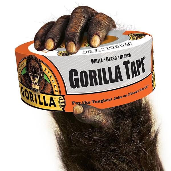 6 Pk Gorilla 1.88 In x 10 Yd 17 mil White Adhesive Heavy-Duty Duct Tape 6010002 