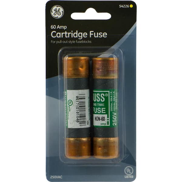 Details about   Bussmann 60A NON Cartridge General Purpose Cartridge Fuse 2-Pack 