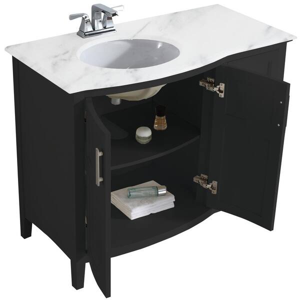 Rounded Front Bath Vanity, How Thick Should A Bathroom Vanity Top Be