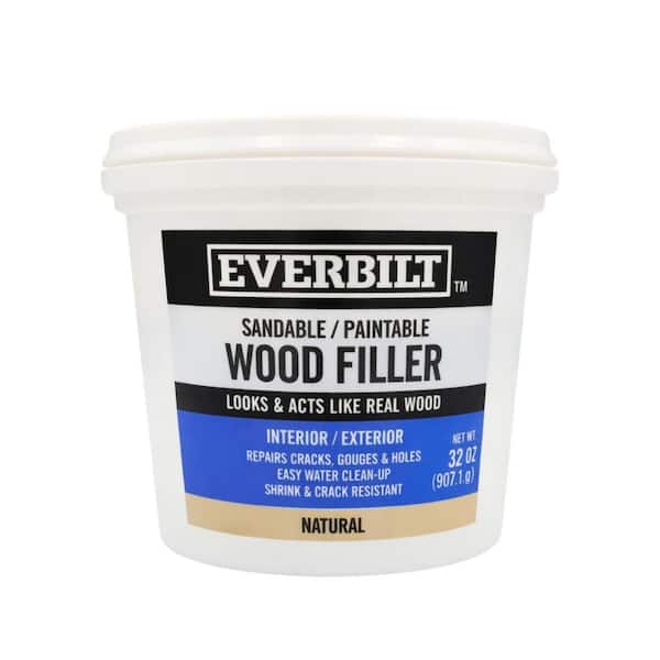 32 oz. Natural Wood Interior/Exterior Wood Filler