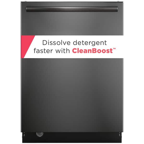 Gallery 24 in Top Control Built In Tall Tub Dishwasher in Black Stainless Steel with 7 Cycles and CleanBoost