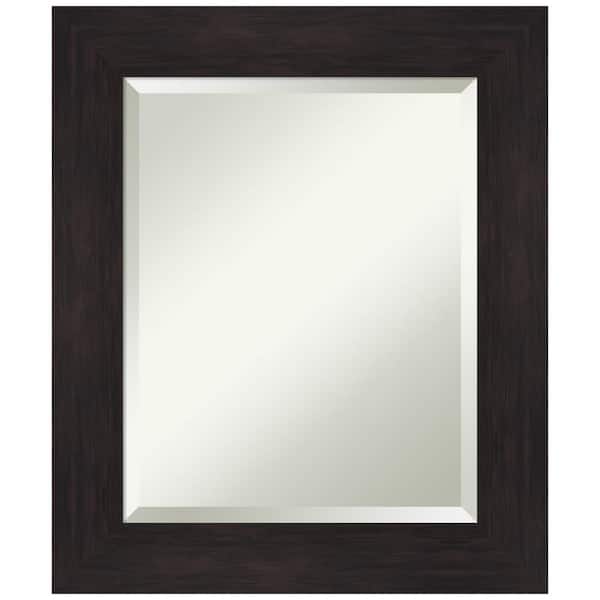 Amanti Art Furniture Espresso 21.5 in. H x 25.5 in. W Framed Wall Mirror