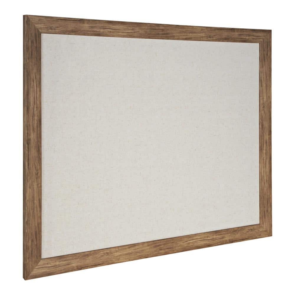 Beatrice Rustic Brown Fabric Pinboard Memo Board