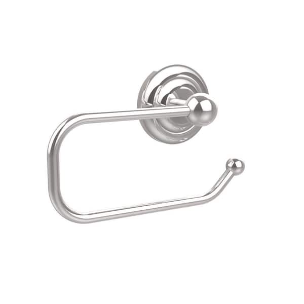 Allied Brass Prestige Que New Collection European Style Single Post Toilet Paper Holder in Polished Chrome