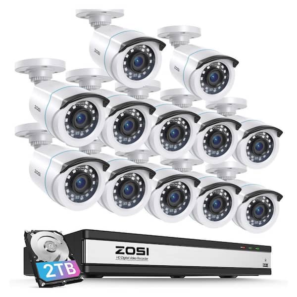 Camera Kit 防犯カメラシステム 5MP 10X Zoom PTZ Wireless IP Camera CCTV Kit - Colour Night Vision