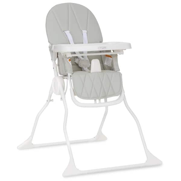 Dream On Me Koala Gray Snack and Stow High Chair