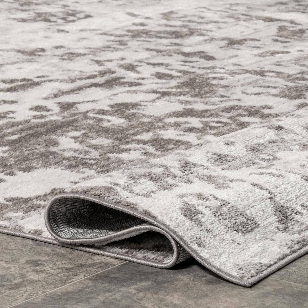 Meaghan Gray Abstract Washable Synthetic Area Rug, 5' x 8'